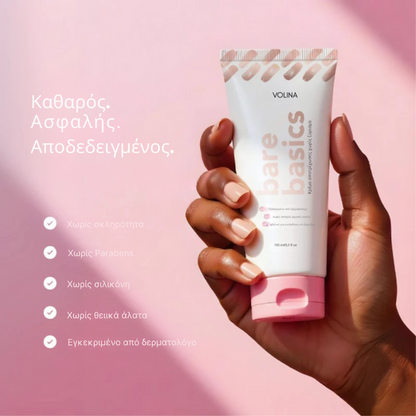 VOLINA Bare Basics κρέμα αποτρίχωσης χωρίς ξύρισμα