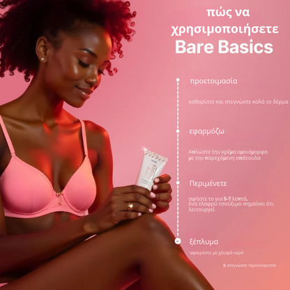 VOLINA Bare Basics κρέμα αποτρίχωσης χωρίς ξύρισμα